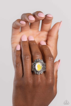 Paparazzi Fairytale Fanatic - Yellow Ring