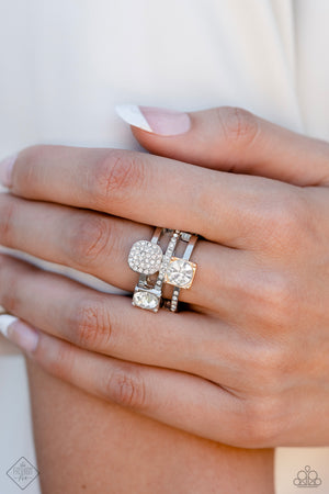 Paparazzi Tailored Two-Tone - Multi Ring