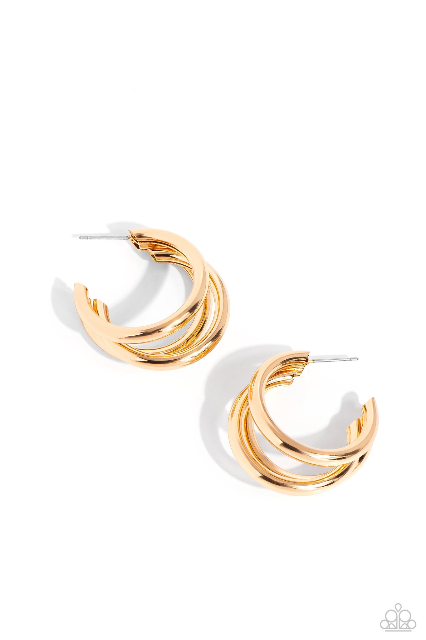 Paparazzi HOOP of the Day - Gold Earrings