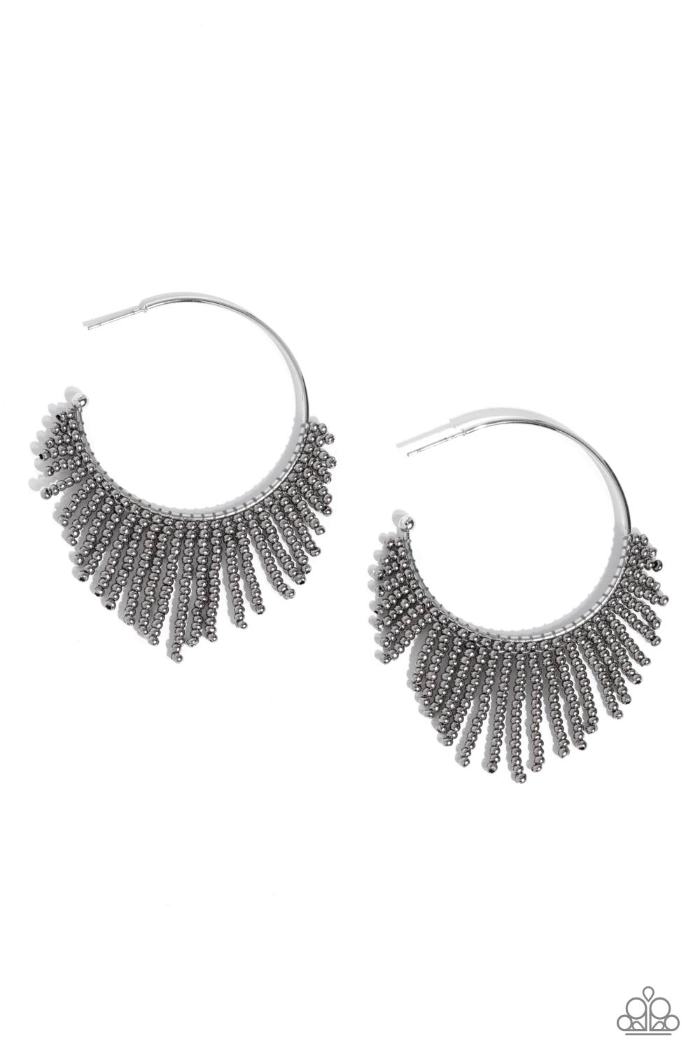 Paparazzi Tailored Tassel - Silver Earrings