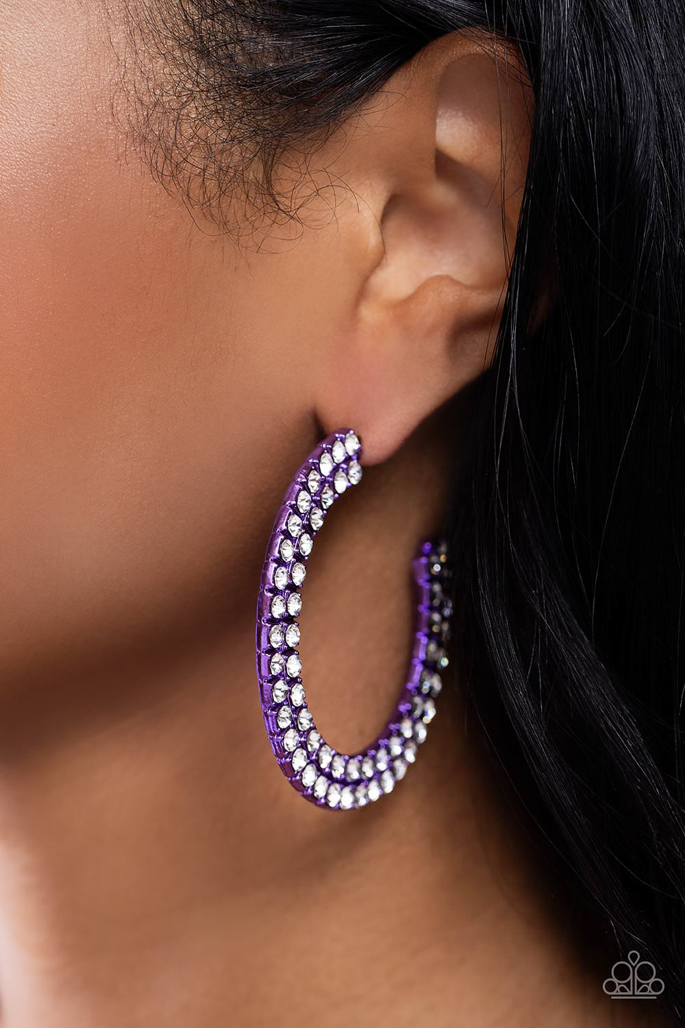 Paparazzi  Flawless Fashion - Purple Earrings