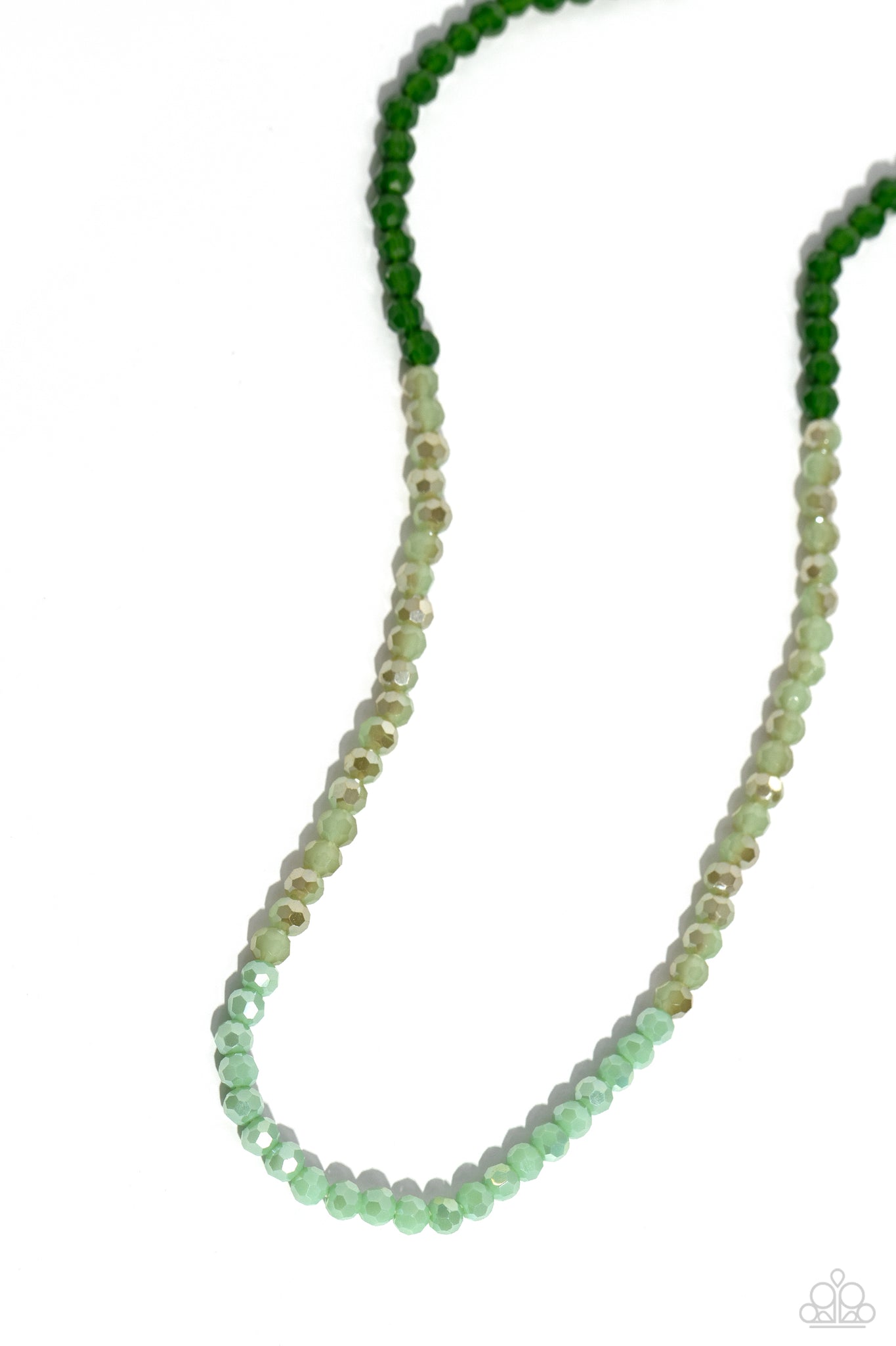 Paparazzi Backstage Beauty - Green Necklace