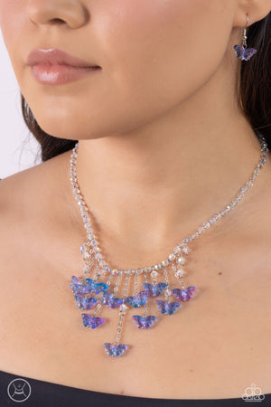 Paparazzi Majestic Metamorphosis - Blue Choker