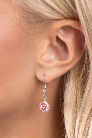 Paparazzi KNOT Over Yet - Red Necklace