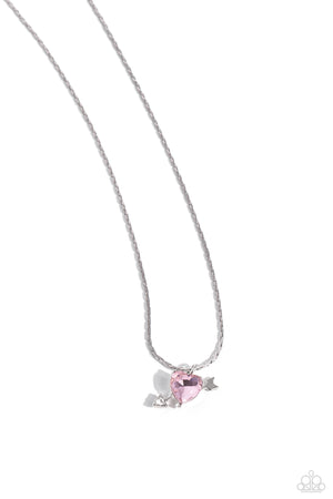 Paparazzi Courting Cupid - Pink Necklace
