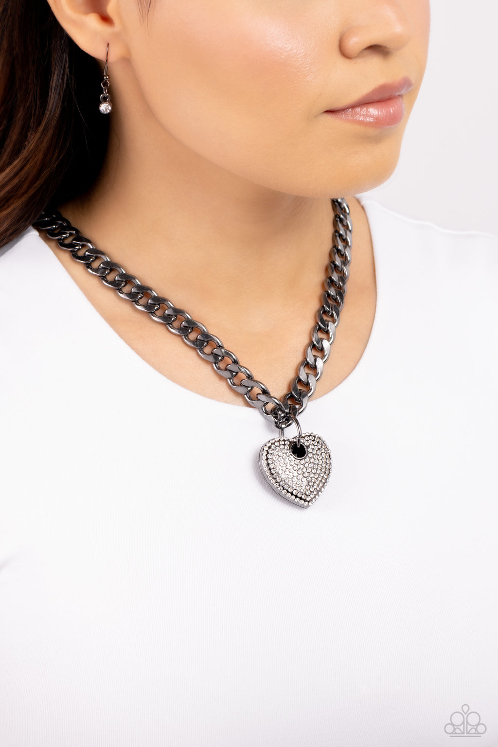 Paparazzi Ardent Affection - Black Necklace