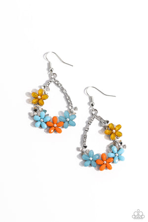 Paparazzi Boisterous Blooms - Multi Earrings