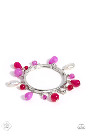 Paparazzi Lush Landscaping - Pink Bracelet