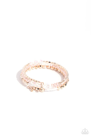 Paparazzi Boundless Behavior - Rose Gold Bracelet