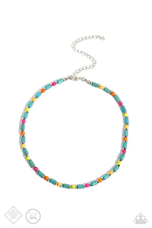 Paparazzi Arid Ambiance - Blue Choker