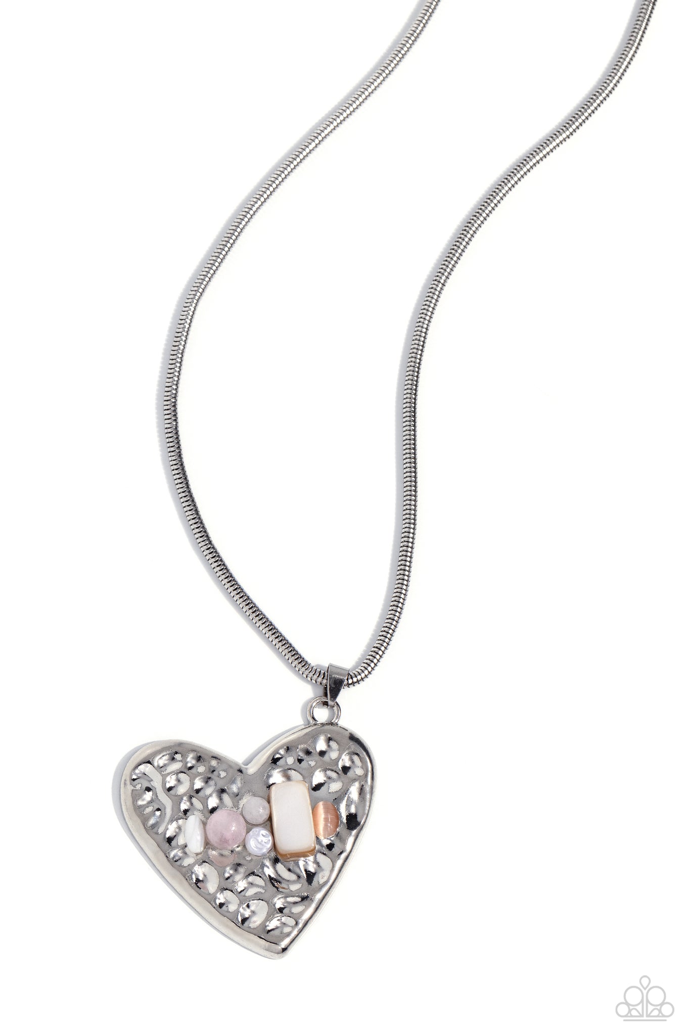 Paparazzi Tilted Trailblazer - Pink Necklace