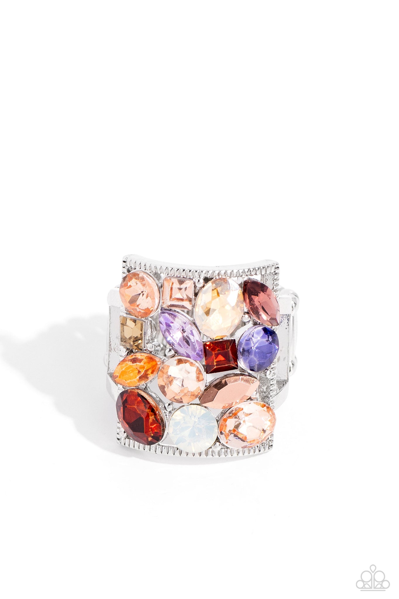 Paparazzi Bedazzled Backdrop - Brown Ring