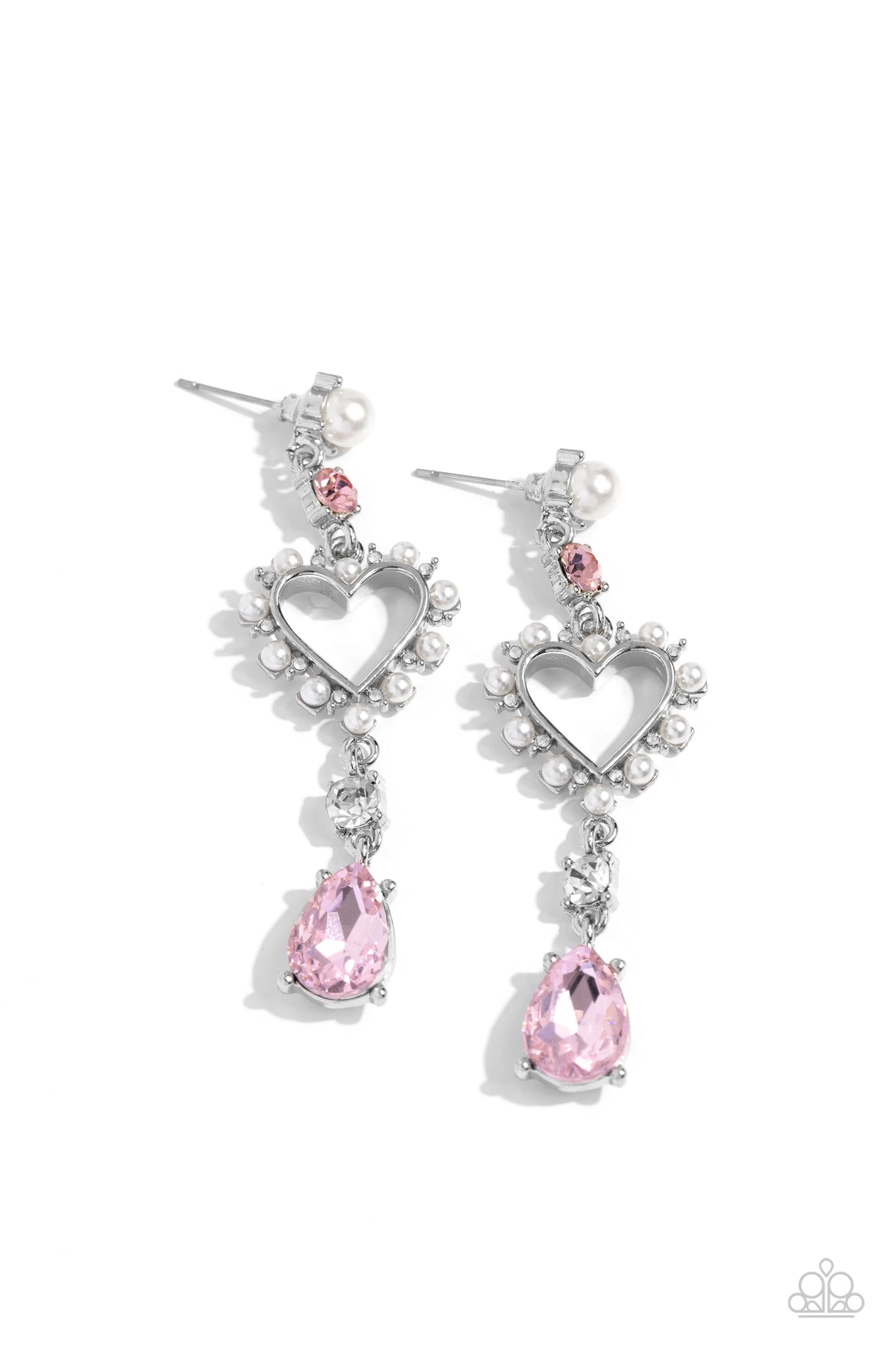 Paparazzi Lovers Lure - Pink Earrings
