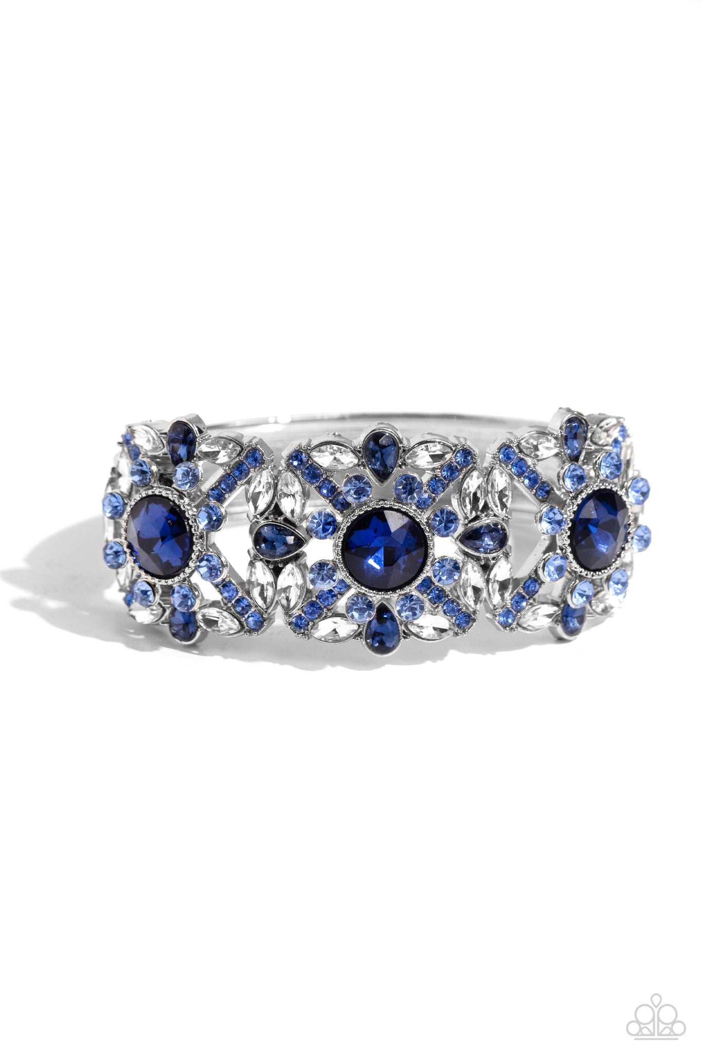 Paparazzi Shimmering Solo - Blue Bracelet