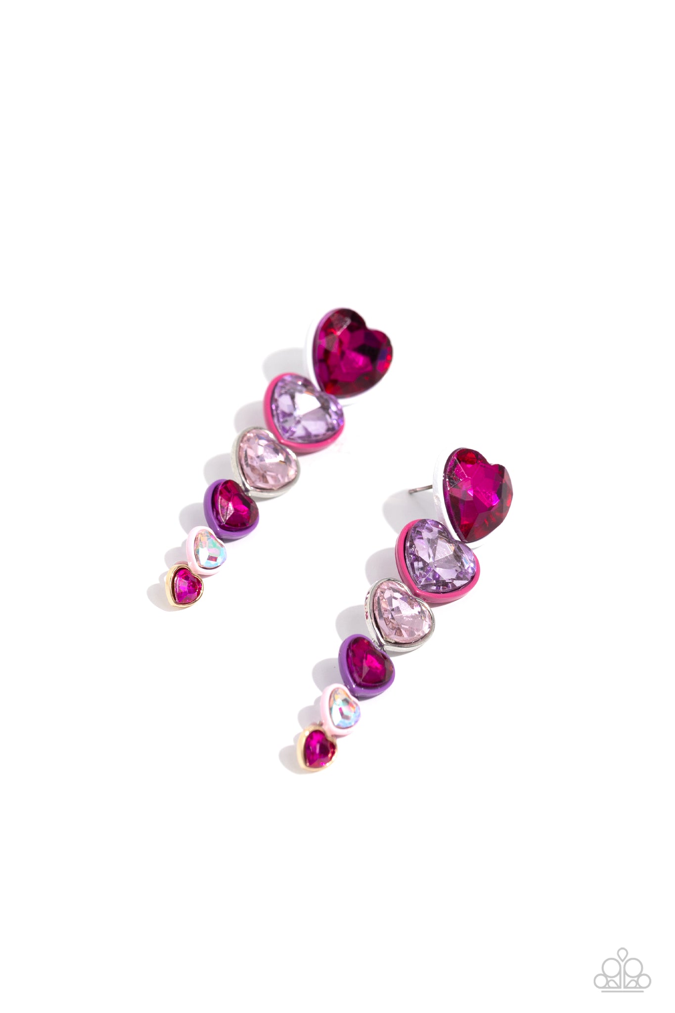 Paparazzi Cascading Casanova - Multi Earrings