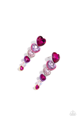 Paparazzi Cascading Casanova - Multi Earrings