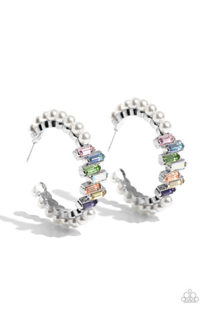 Paparazzi Modest Maven - Multi Earrings
