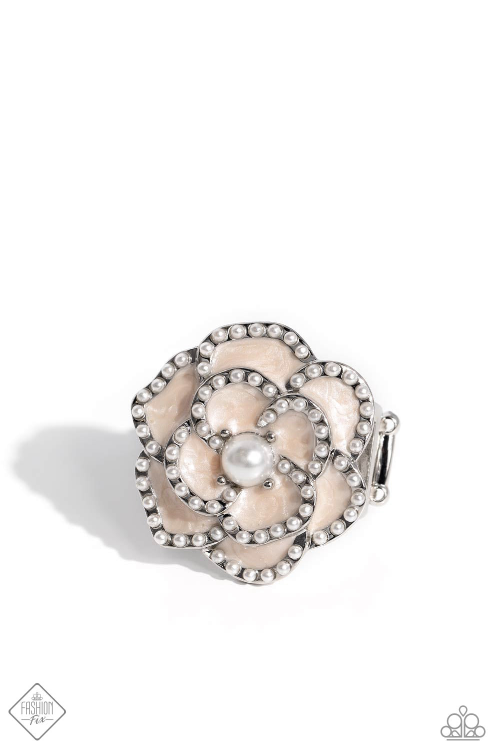 Paparazzi Debonair Delight - White Ring