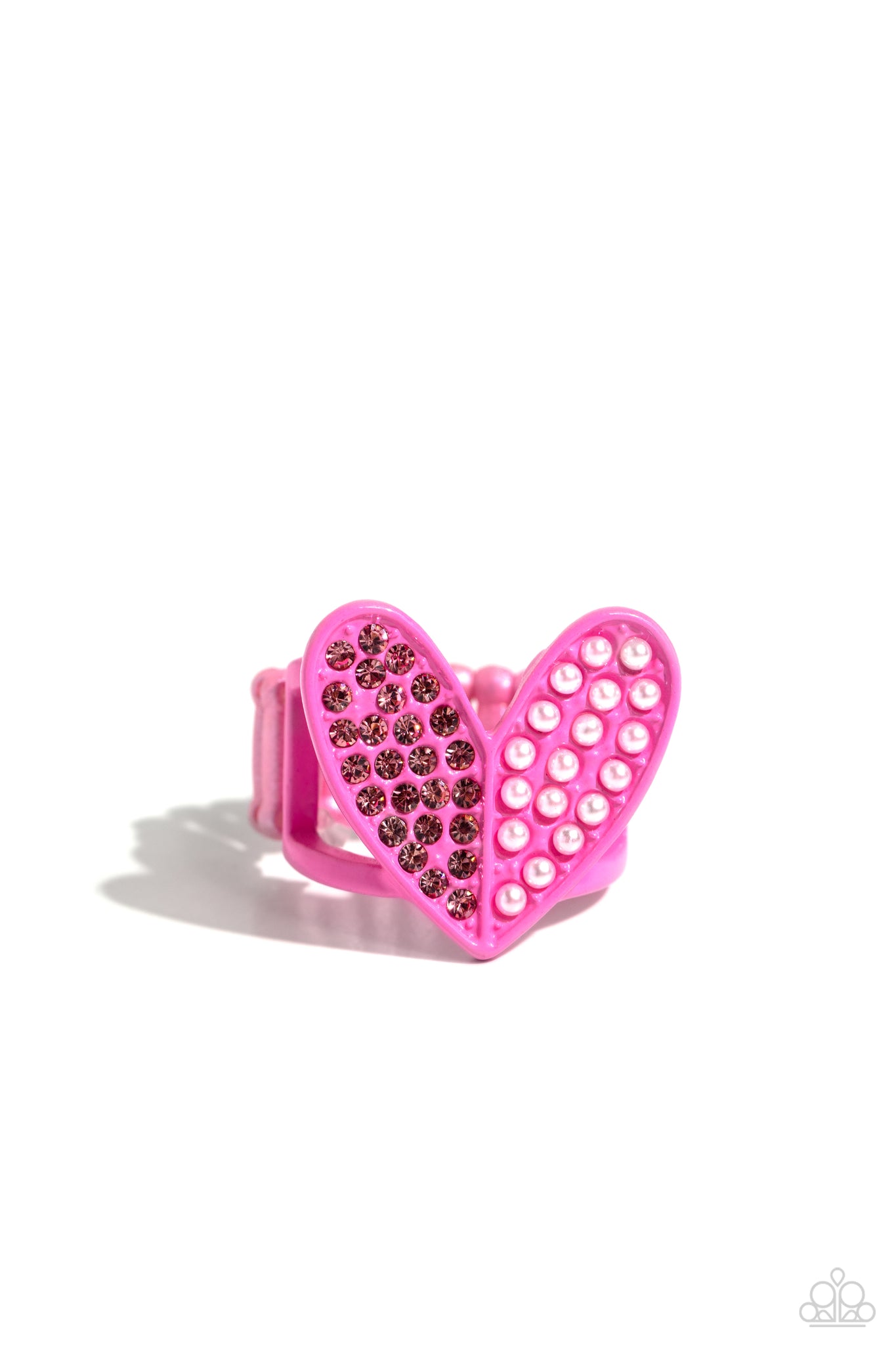 Paparazzi Hometown Heart - Pink Ring