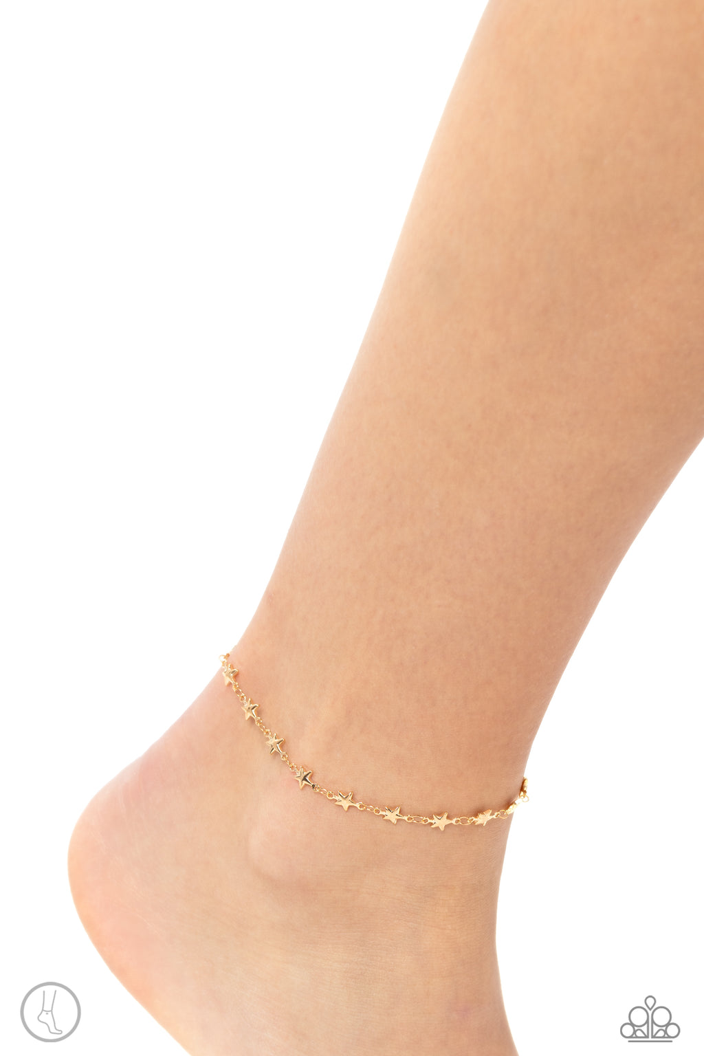 Paparazzi Starry Swing Dance - Gold Anklet