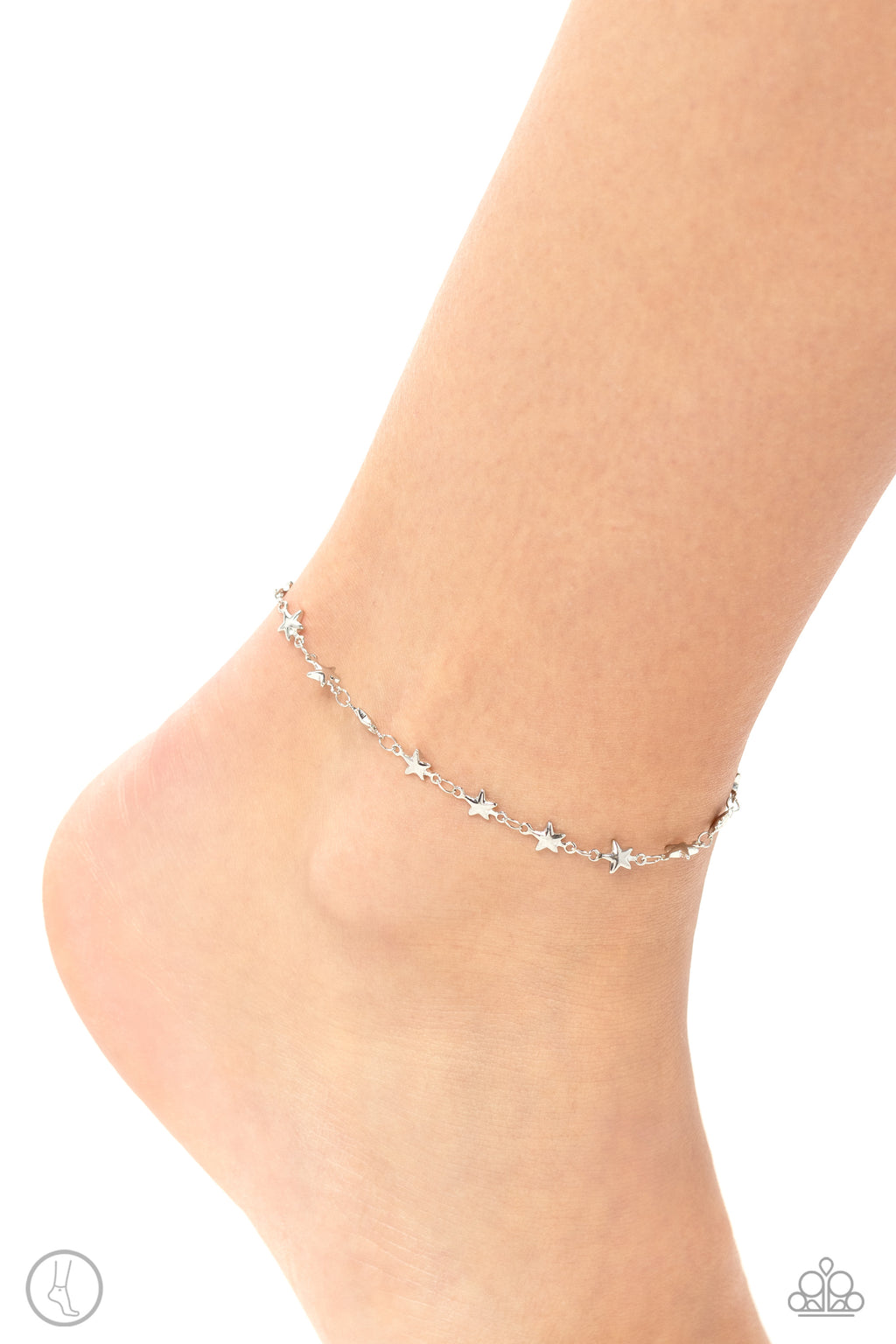 Paparazzi Starry Swing Dance - Silver Anklet