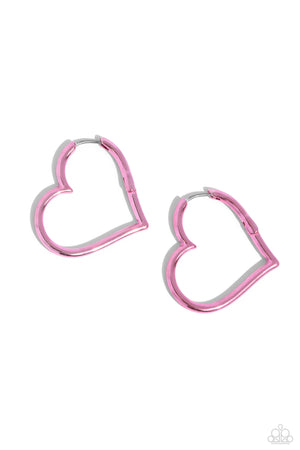 Paparazzi Loving Legend - Pink Earrings