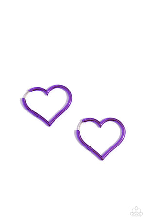 Paparazzi Loving Legend - Purple Earrings