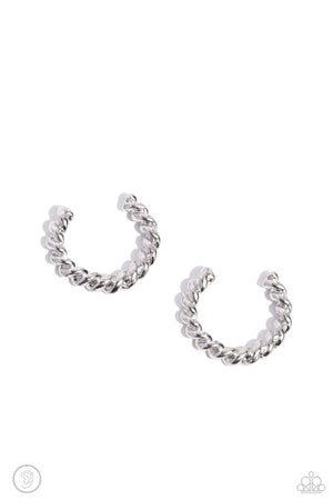 Paparazzi Twisted Travel Ear Cuffs