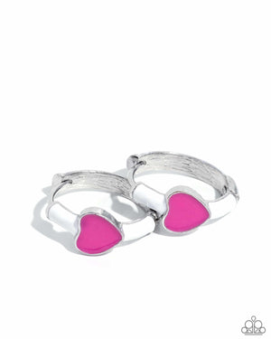Paparazzi Open-Hearted Headline - Multi Earrings