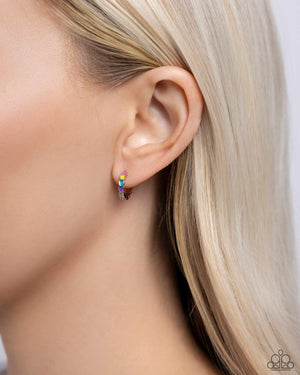 Paparazzi Delicate Dalliance - Multi Mini Hoops