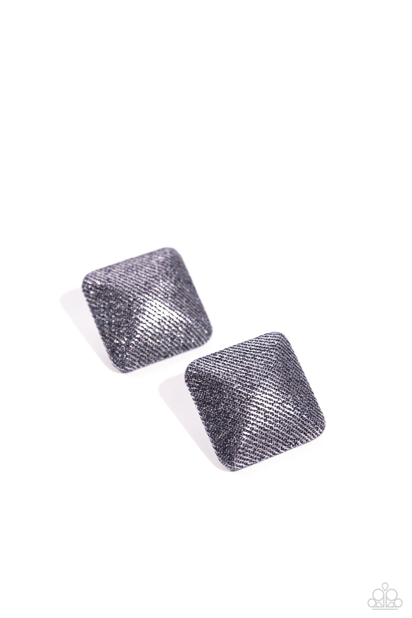 Paparazzi Commercially Corporate - Silver Post Earrings