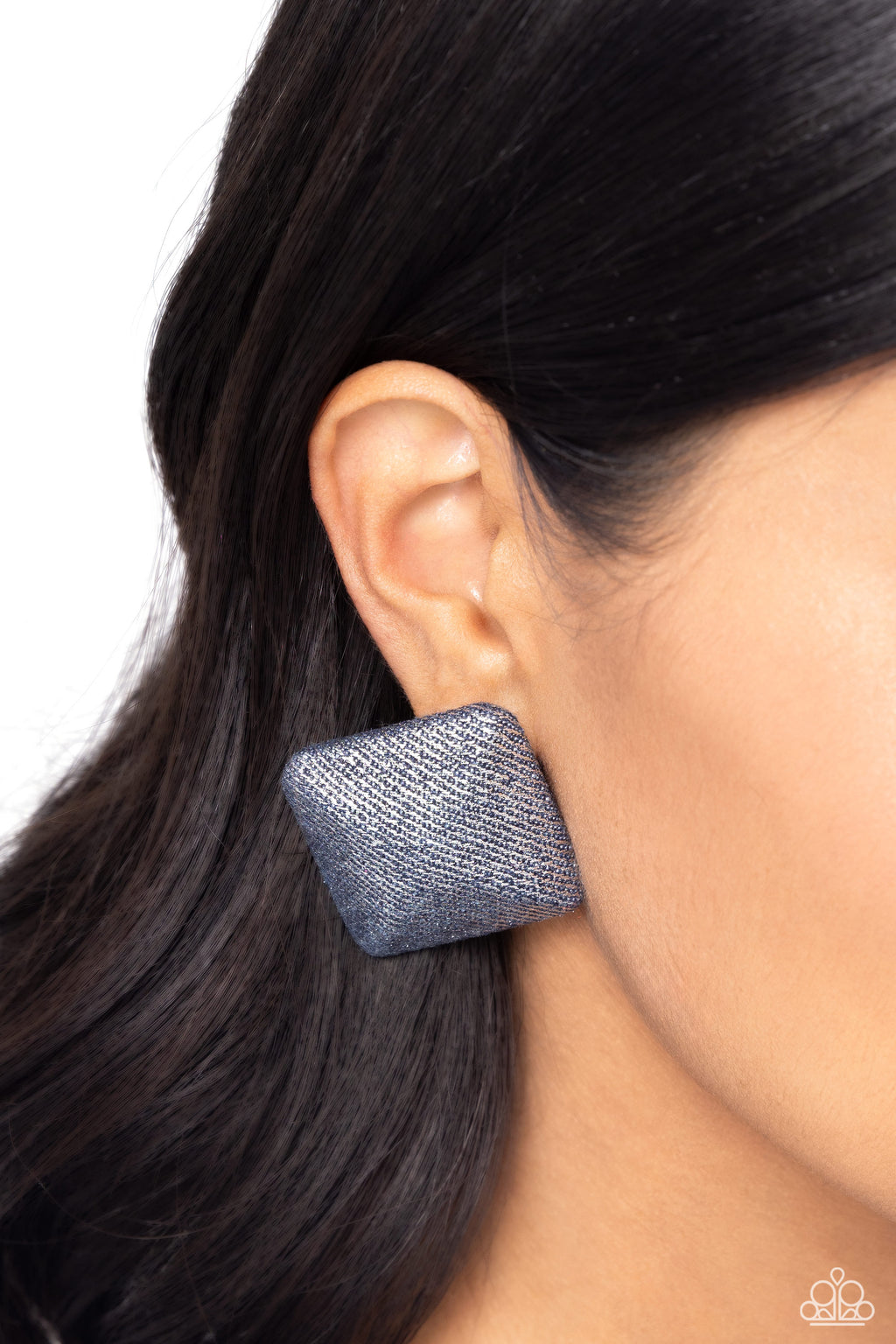 Paparazzi Commercially Corporate - Silver Post Earrings