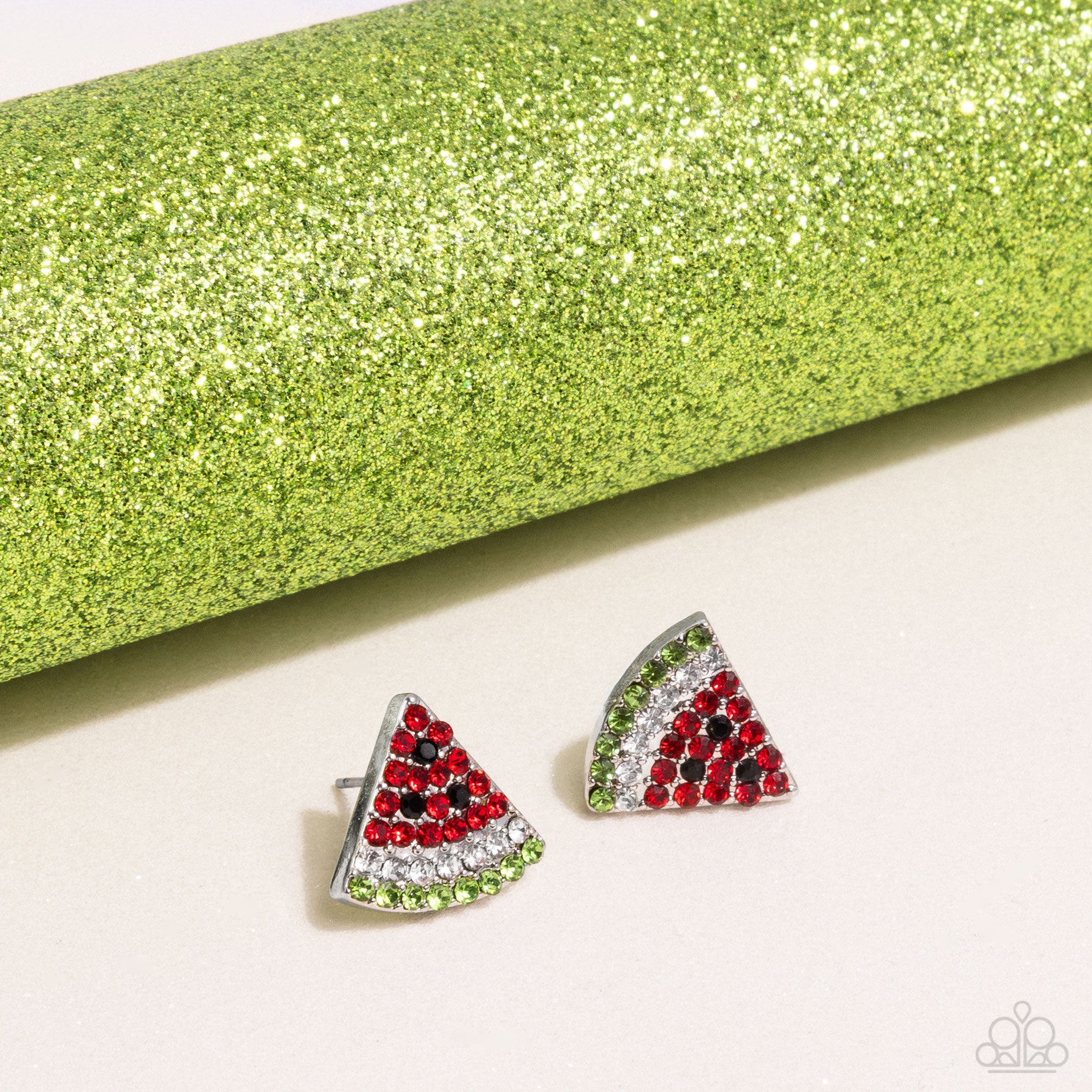 Paparazzi Watermelon Slice - Red Earrings