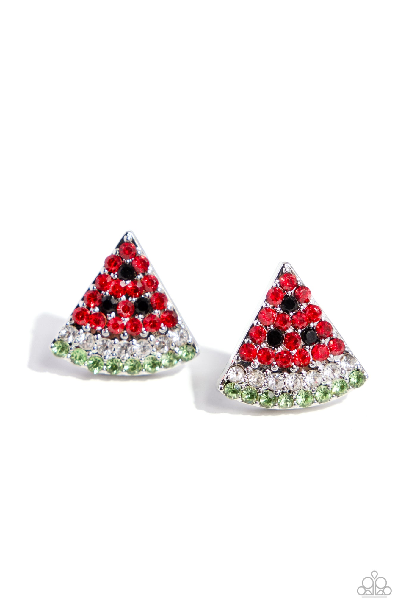 Paparazzi Watermelon Slice - Red Earrings