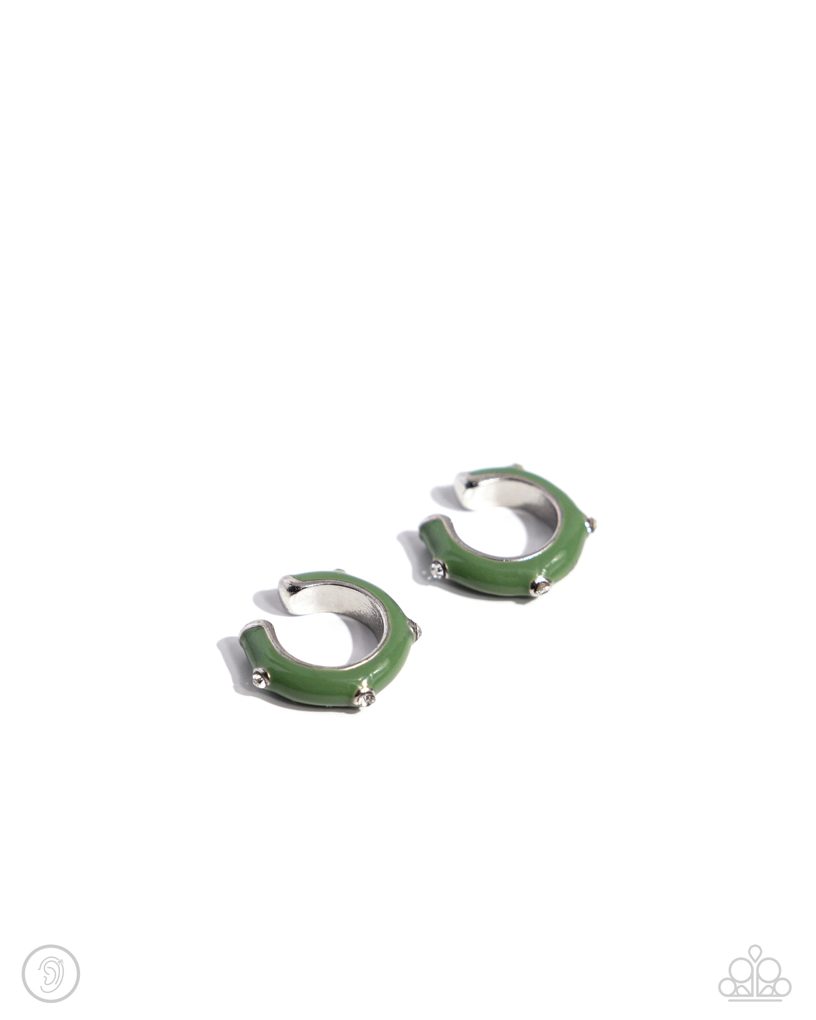 Paparazzi Coastal Color - Green Ear Cuff