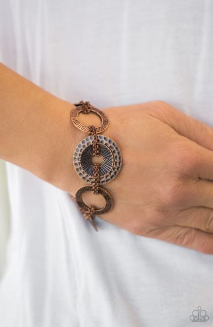 Paparazzi Way Wild - Copper Bracelet - Spellbound Jewelz