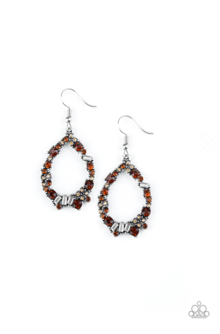 Paparazzi Crushing Couture - Multi Earrings - Spellbound Jewelz
