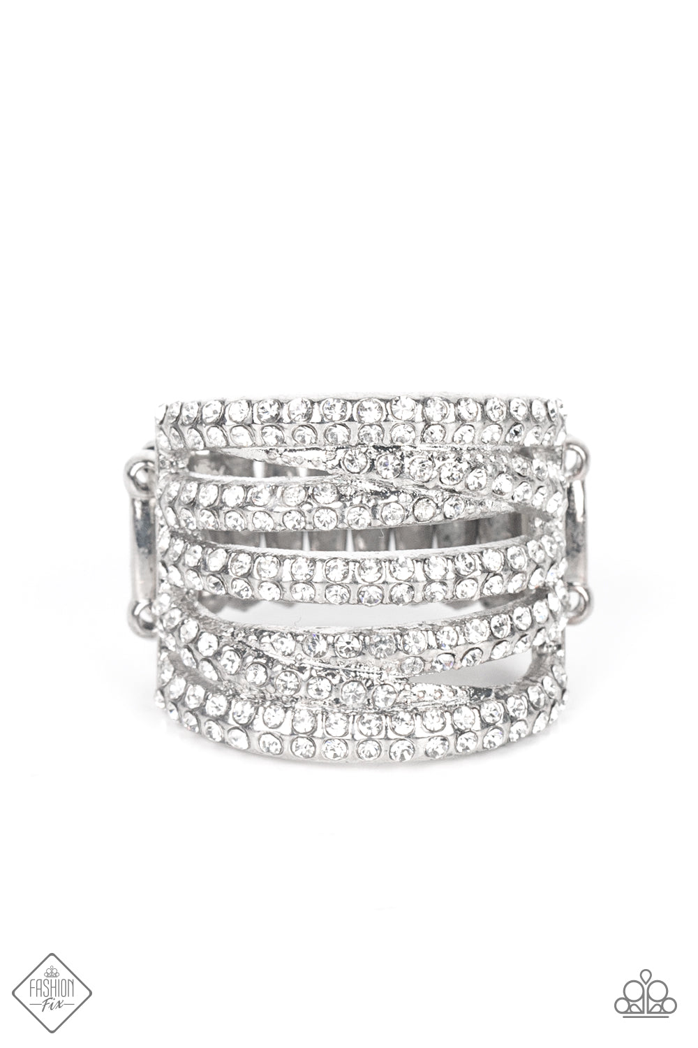 Paparazzi Knock-Out Opulence - White Ring