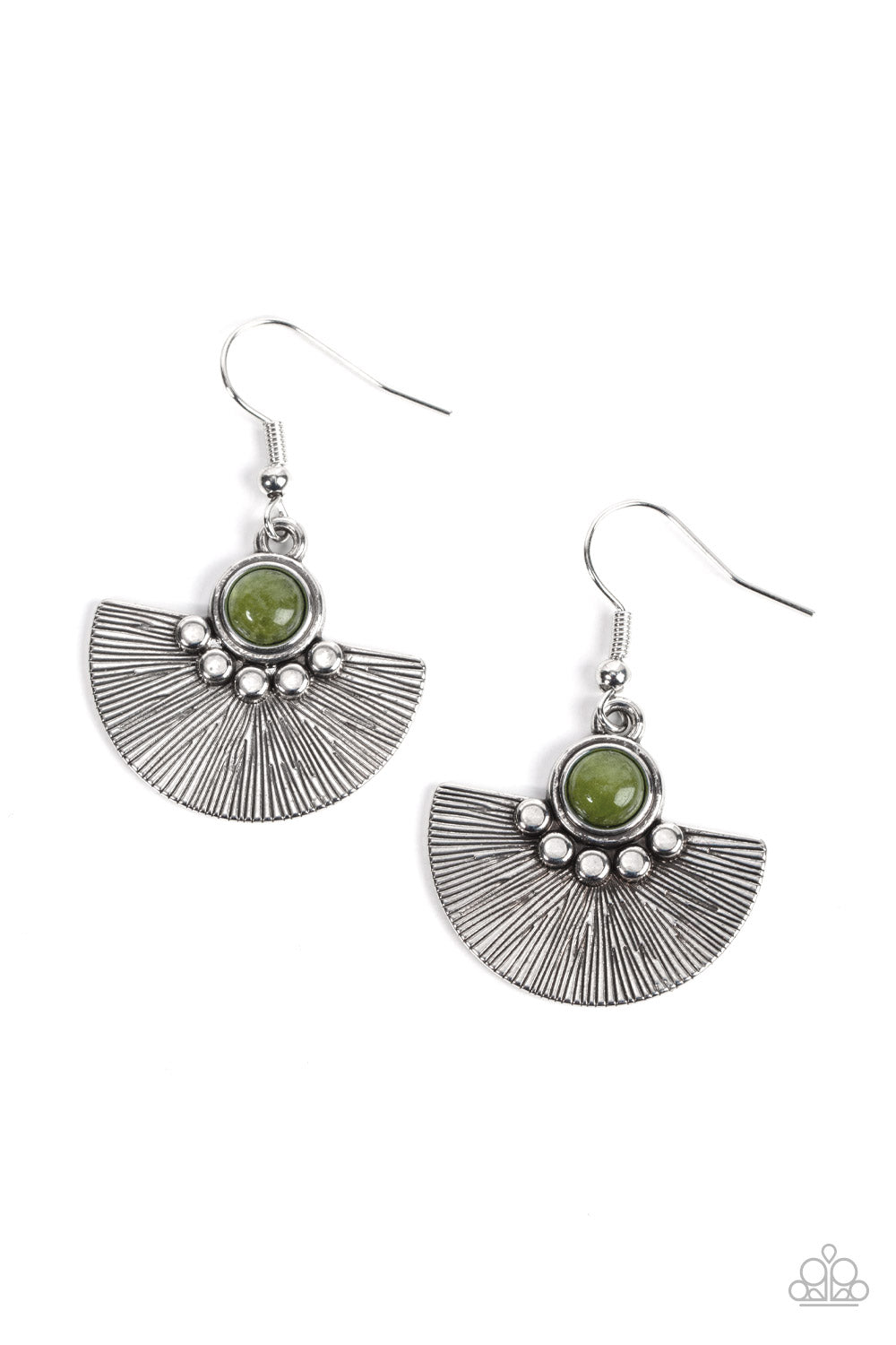 Paparazzi Magnificent Manifestation - Green Necklace & Manifesting Magic Green Earrings