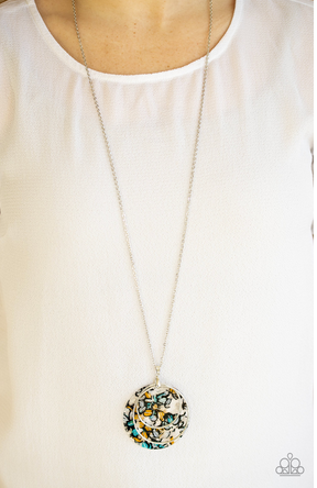 Paparazzi Metro Mosaic - Blue Necklace - Spellbound Jewelz