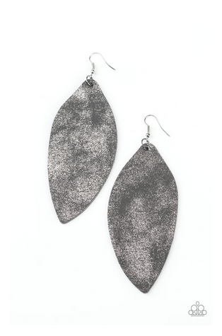 Paparazzi Serenely Smattered - Silver Earrings - Spellbound Jewelz