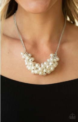 Paparazzi Grandiose Glimmer - White Necklace - Spellbound Jewelz