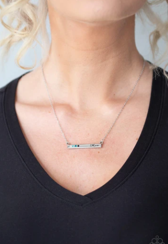 Paparazzi Moms Do It Better - Blue Necklace - Spellbound Jewelz