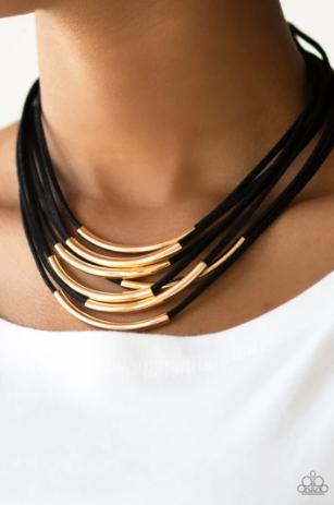 Paparazzi Walk the WALKABOUT - Gold Necklace
