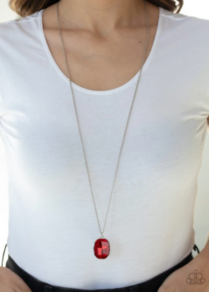 Paparazzi Imperfect Iridescence - Red Necklace