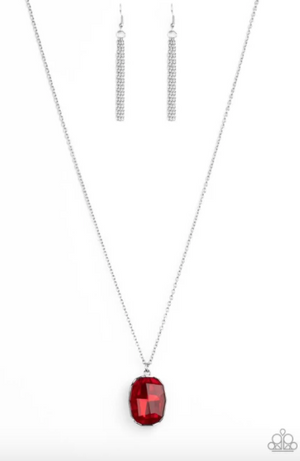 Paparazzi Imperfect Iridescence - Red Necklace