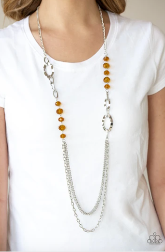Paparazzi Modern Girl Glam - Brown Necklace