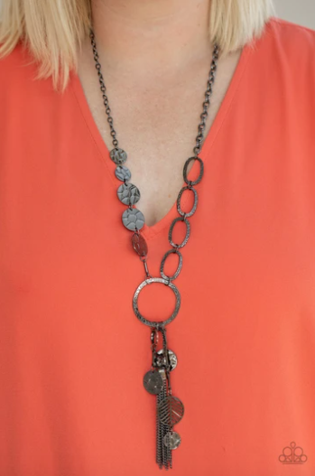 Paparazzi Trinket Trend - Black Neckalce