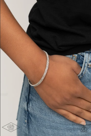 Paparazzi Sleek Sparkle - Multi Iridescent Bracelet