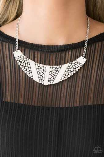 Paparazzi Terra Trailbreaker - Silver Necklace
